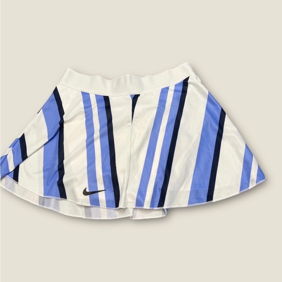Nike Dresses & Skirts - Nike Skirt Skort Women Size M Medium Dri Fit Tennis Blue White Stripes Sport ✅